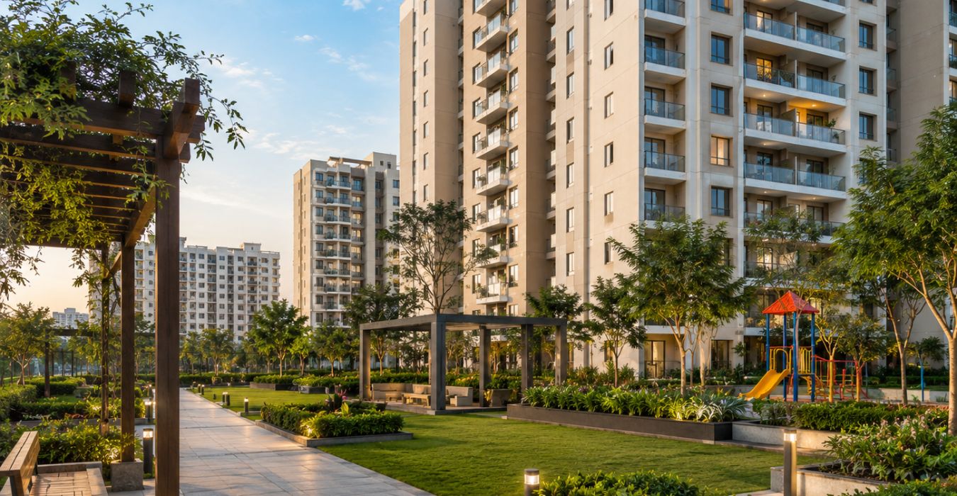 Vj Palladio Presidential Towers Hadapsar township towers elevation view